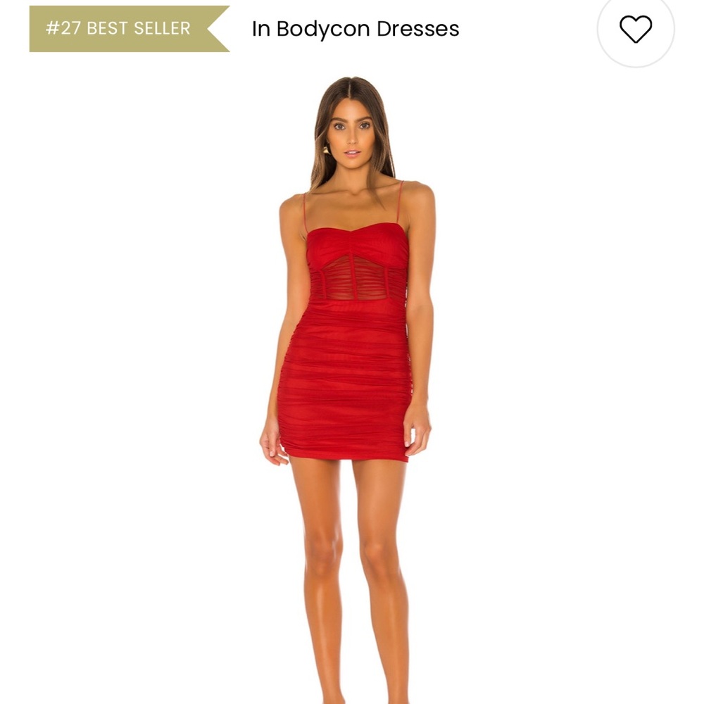 Superdown Kambella Red Bodycon Dress